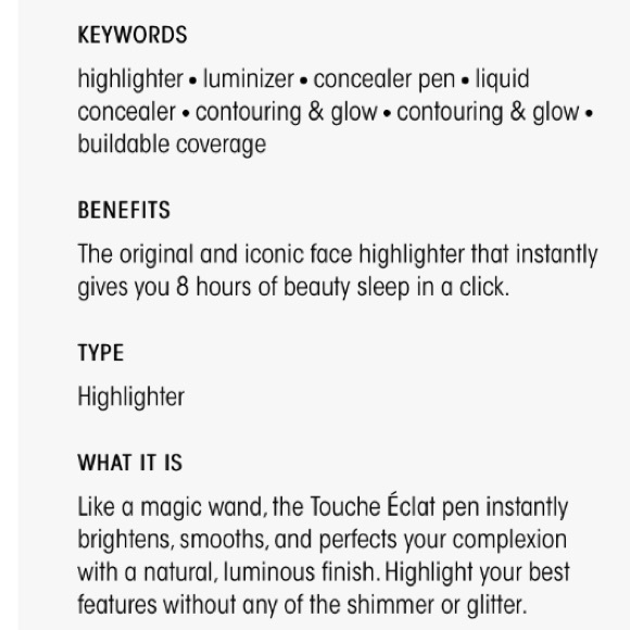 NIB YSL #5  highlighter illuminator concealer - Picture 5 of 6